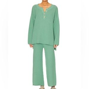 Free People Hailee Sweater Set - Cedar Fog, Medium